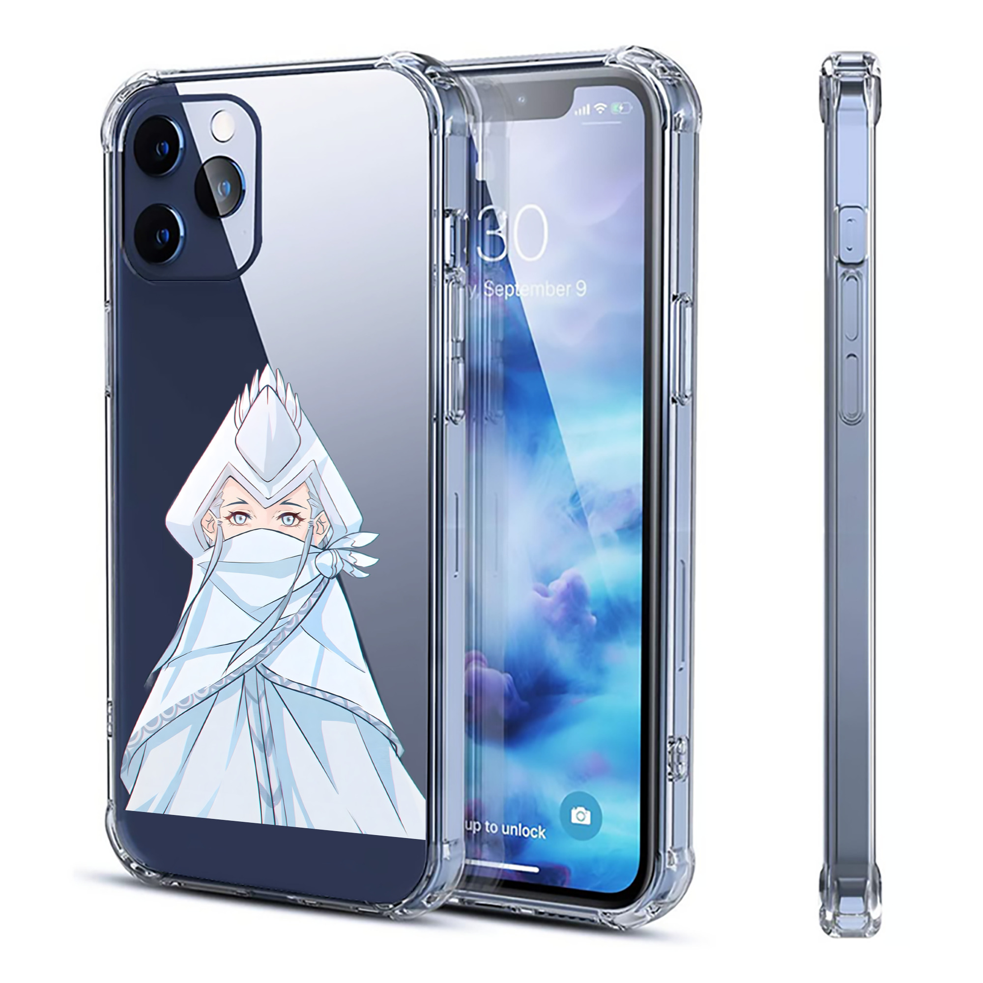 （画像用） Ne Zha 2 ナタ 魔童の大暴れ 【iPhone 12シリーズ対応】透明スマホケース（クリアソフトケース）